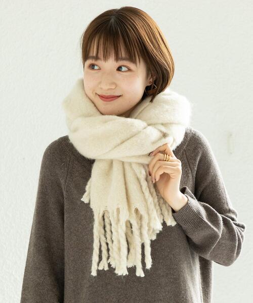 ロエン ストール heavenly｜ニット トライアングル ストール 2549204-tr - Piu di