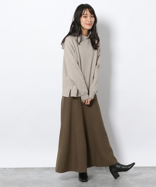 LAKOLE(ラコレ)の「ベアパイルモックネックプルオーバー / LAKOLE(スウェット・レディース・ブラウン系その他/ブラック/スカイブルー/サンドグレー・SMALL/MEDIUM)」の10枚目の写真