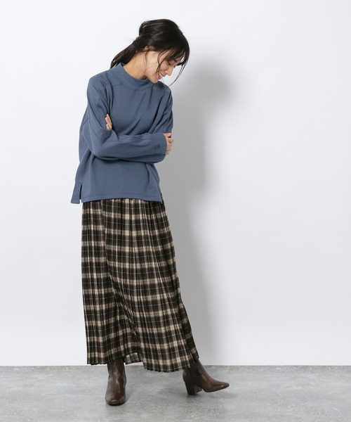 LAKOLE(ラコレ)の「ベアパイルモックネックプルオーバー / LAKOLE(スウェット・レディース・ブラウン系その他/ブラック/スカイブルー/サンドグレー・SMALL/MEDIUM)」の16枚目の写真