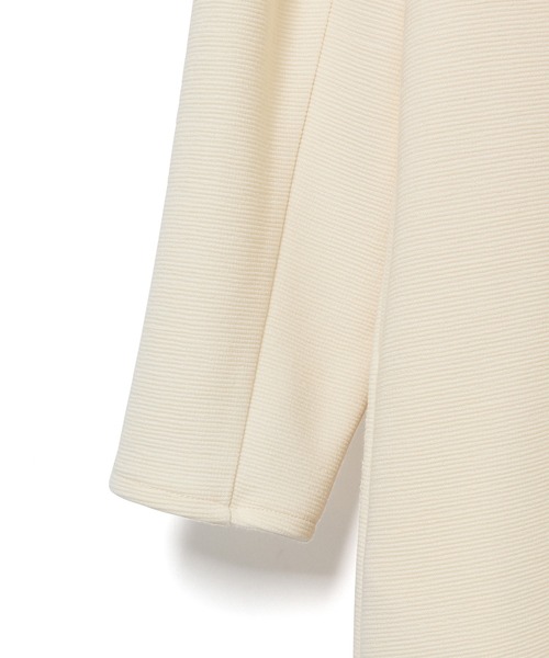 ADAM ET ROPE'(アダムエロペ)の「リップルワンピース(ワンピース・レディース・ブラック/キナリ・FREE)」の7枚目の写真