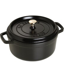212 KITCHEN STORE(gDgDLb`XgA)̃RRbgEh 22cm ubN STAUB XgEu(/tCp)