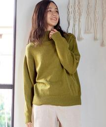 coen | 肩ボタンタートルネックニット#(ニット/セーター)