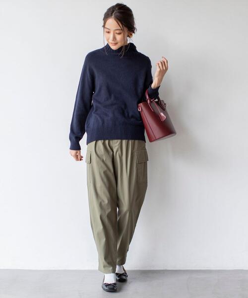 coen(コーエン)の「肩ボタンタートルネックニット#(ニット/セーター・レディース・モカ/ネイビー/その他1/その他2/ライム/ワイン・FREE)」の19枚目の写真