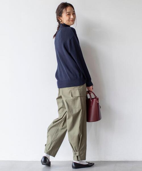 coen(コーエン)の「肩ボタンタートルネックニット#(ニット/セーター・レディース・モカ/ネイビー/その他1/その他2/ライム/ワイン・FREE)」の17枚目の写真