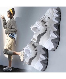 Shoes in Closet | 2021新作トレンドスニーカー　厚底凹凸ボリュームソール　ダットスニーカー　《約6.0㎝ソール》1799/03(スニーカー)