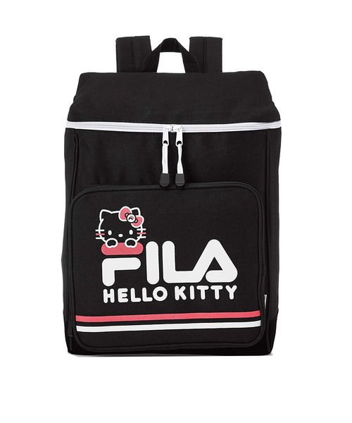 FILA(フィラ)の「【FILA/フィラ】フィラ×キティコラボ ボックスデイパック(バックパック/リュック・レディース・ネイビー/ホワイト/ブラック・FREE)」の16枚目の写真