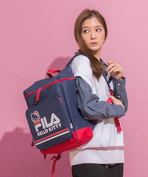 FILA/フィラ】フィラ×キティコラボ ボックスデイパック（バック