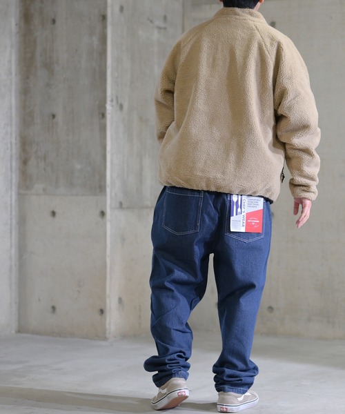 JOHN'S CLOSET(ジョンズクローゼット)の「【i】撥水加工 防風加工 リバーシブル シープボア スタンドブルゾン(ブルゾン・メンズ・ブラック/グレイッシュベージュ/ベージュ・MEDIUM/X-LARGE/LARGE)」の19枚目の写真