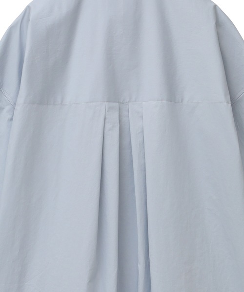 1er Arrondissement（プルミエアロンディスモン）の「コンパクトツイルシャツ（シャツ/ブラウス・レディース・ホワイト/サックスブルー/ネイビー・38/36）」の11枚目の写真