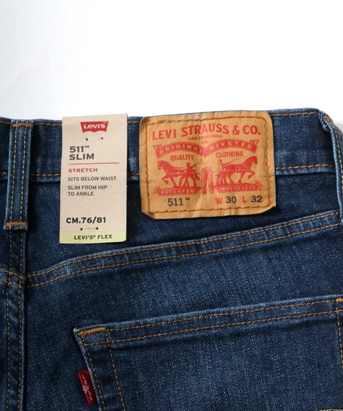 Levi's（リーバイス）の「Levi's/リーバイス 511 ストレッチスリムストレート（デニムパンツ・メンズ・インディゴブルー/ダークインディゴブルー・32inch/30inch/34inch/31inch/29inch/33inch/28inch/36inch）」の14枚目の写真