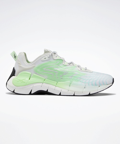 Reebok(リーボック)の「ジグ キネティカ II / Zig Kinetica II Shoes(スニーカー・レディース・ベージュ系その他/ブラック系その他/ホワイト×ライム・25.5cm/27.5cm/22.5cm/23.5cm/24.5cm/28.0cm/26.5cm/24.0cm/25.0cm/27.0cm/26.0cm/23.0cm/22.0cm)」の2枚目の写真