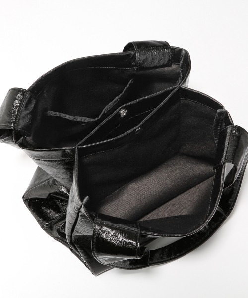 GLOBAL WORK（グローバルワーク）の「メタリック3ROOMトート/935296（トートバッグ・レディース・ブラック/カーキ/シルバー・ONE SIZE）」の4枚目の写真