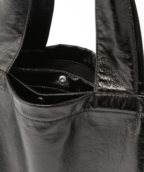GLOBAL WORK（グローバルワーク）の「メタリック3ROOMトート/935296（トートバッグ・レディース・ブラック/カーキ/シルバー・ONE SIZE）」の10枚目の写真
