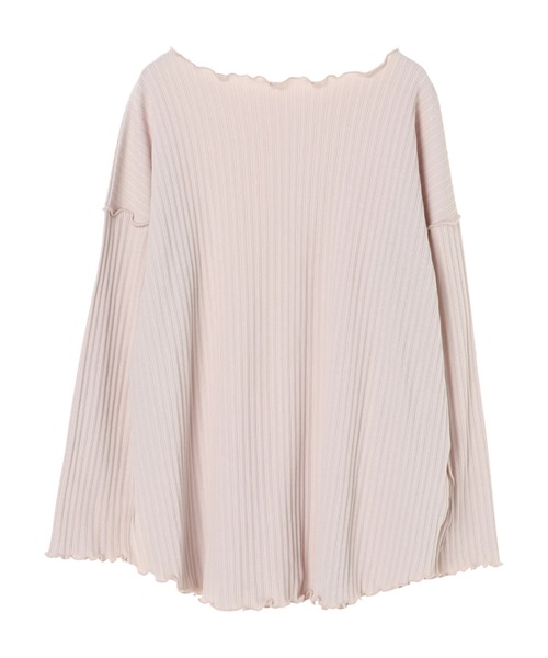 earth music&ecology(アースミュージックアンドエコロジー)の「【WEB限定】ランダムリブチュニック *(Tシャツ/カットソー・レディース・オフホワイト/ライトベージュ・FREE)」の13枚目の写真