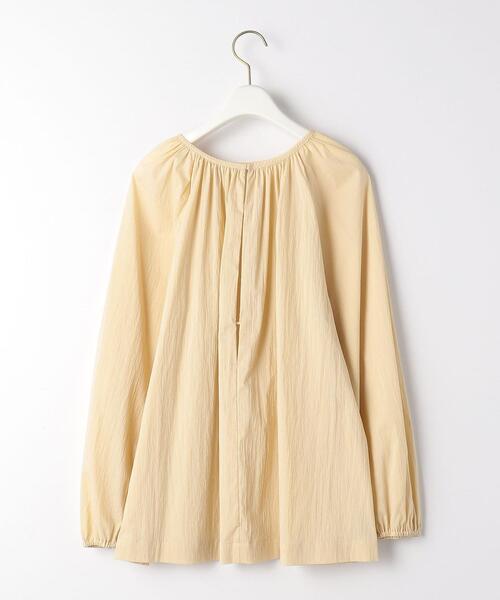 BRACTMENT（ブラクトメント）の「『BRACTMENT(ブラクトメント)』 BM 2WAY ラグラン クルーネック ブラウス（シャツ/ブラウス・レディース・ブラック/オフホワイト・FREE）」の4枚目の写真