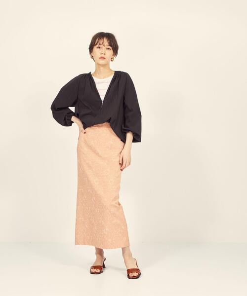 BRACTMENT（ブラクトメント）の「『BRACTMENT(ブラクトメント)』 BM 2WAY ラグラン クルーネック ブラウス（シャツ/ブラウス・レディース・ブラック/オフホワイト・FREE）」の13枚目の写真