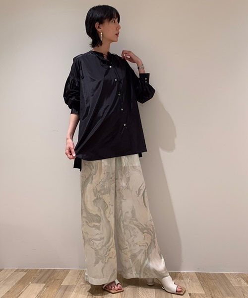 FRAY I.D（フレイアイディー）の「サテンギャザーパンツ（その他