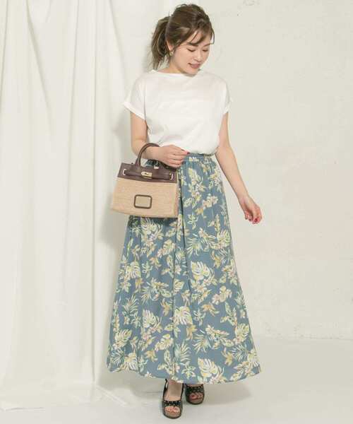 RODE SKO（ロデスコ）の「MIEP 異素材スクエアバッグ∴（トートバッグ・レディース・ホワイト/ブラック/ブラウン・ONE）」の8枚目の写真