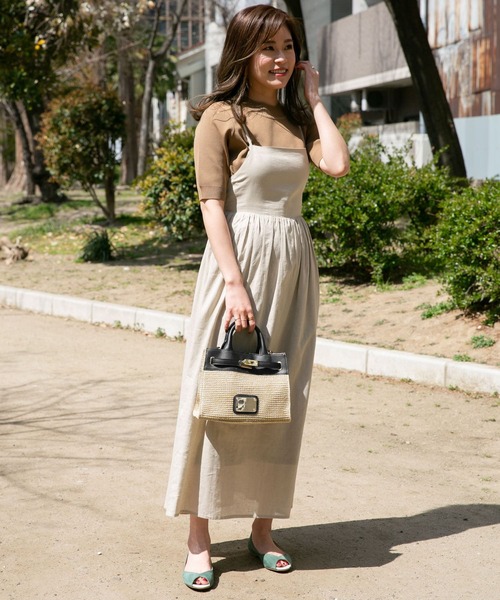 RODE SKO（ロデスコ）の「MIEP 異素材スクエアバッグ∴（トートバッグ・レディース・ホワイト/ブラック/ブラウン・ONE）」の6枚目の写真