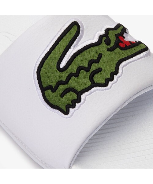 LACOSTE（ラコステ）の「メンズ CROCO SLIDE 319 4 US（サンダル・メンズ・ホワイト×グリーン/ブラック×グリーン・26.5cm/25.0cm/27.0cm/28.0cm）」の4枚目の写真
