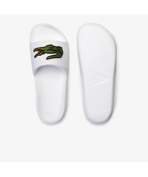 LACOSTE（ラコステ）の「メンズ CROCO SLIDE 319 4 US（サンダル・メンズ・ホワイト×グリーン/ブラック×グリーン・26.5cm/25.0cm/27.0cm/28.0cm）」の6枚目の写真