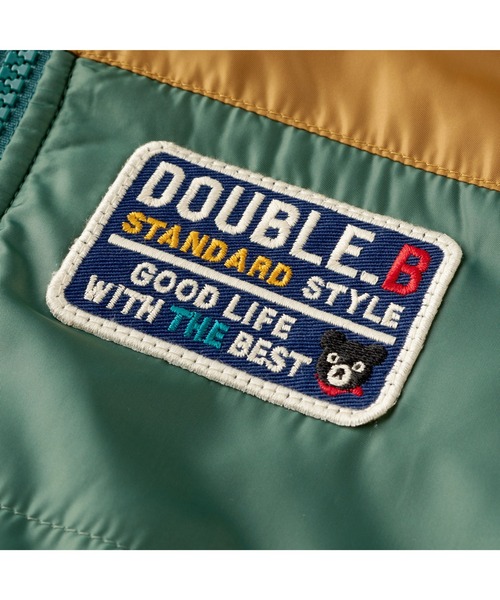 DOUBLE_B(ダブルビー)の「ボアリバーシブルジャンパー(その他アウター・キッズ・グリーン/オレンジ・80cm/90cm/110cm/100cm/120cm/130cm/140cm/150cm)」の8枚目の写真