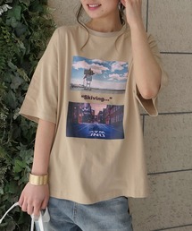 CORNERS | フォトプリントオーバーサイズTシャツ(Tシャツ/カットソー)