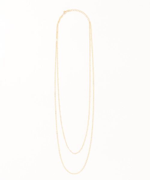 koe（コエ）の「gold ネックレス*（ネックレス・レディース・C/F/B/A/E/D/I/G/H/M/L/K/J・FREE）」の5枚目の写真