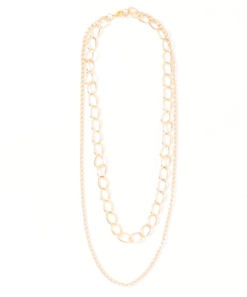 koe（コエ）の「gold ネックレス*（ネックレス・レディース・C/F/B/A/E/D/I/G/H/M/L/K/J・FREE）」の6枚目の写真