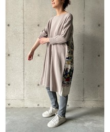 BEARDSLEY | ミュージアムプリントニットワンピース(ワンピース)