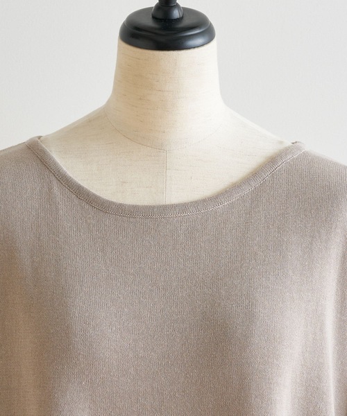 BEARDSLEY（ビアズリー）の「ミュージアムプリントニットワンピース（ワンピース・レディース・ベージュ/グレー・FREE）」の15枚目の写真