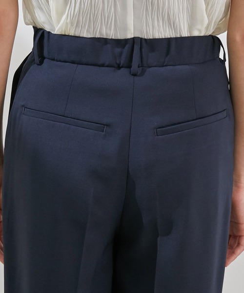 ROPE' PICNIC（ロペピクニック）の「【マシンウォッシャブル】リネン調センタープレスクロップドパンツ（その他パンツ・レディース・グレー/ネイビー/ピンク系その他2・38/40）」の7枚目の写真