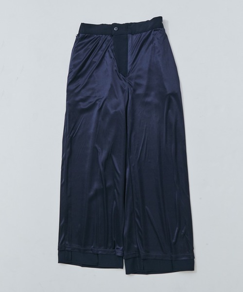 ROPE' PICNIC（ロペピクニック）の「【マシンウォッシャブル】リネン調センタープレスクロップドパンツ（その他パンツ・レディース・グレー/ネイビー/ピンク系その他2・38/40）」の12枚目の写真