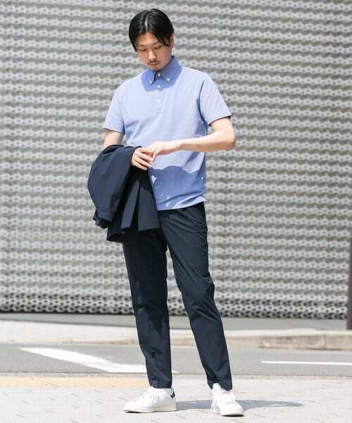 URBAN RESEARCH DOORS(アーバンリサーチドアーズ)の「LIFE STYLE TAILOR ボタンダウン半袖プルオーバー(ポロシャツ・メンズ・ホワイト/ネイビー/ブルー/グリーン・MEDIUM/LARGE)」の9枚目の写真