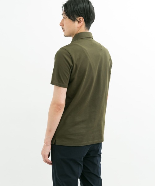 URBAN RESEARCH DOORS(アーバンリサーチドアーズ)の「LIFE STYLE TAILOR ボタンダウン半袖プルオーバー(ポロシャツ・メンズ・ホワイト/ネイビー/ブルー/グリーン・MEDIUM/LARGE)」の10枚目の写真