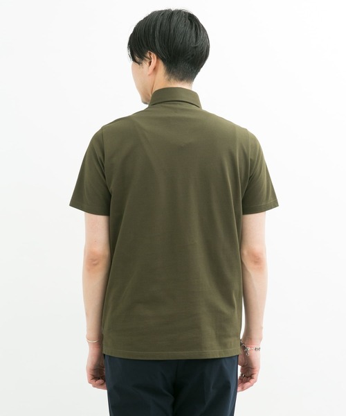 URBAN RESEARCH DOORS(アーバンリサーチドアーズ)の「LIFE STYLE TAILOR ボタンダウン半袖プルオーバー(ポロシャツ・メンズ・ホワイト/ネイビー/ブルー/グリーン・MEDIUM/LARGE)」の14枚目の写真