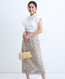Mystrada - 【新品】ラッフルブラウス♡Mystrada Mystrada（マイストラーダ）の「バンドカラーラッフルブラウス