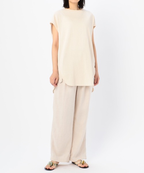 ORCIVAL（オーシバル）の「【ORCIVAL】ベルテッドリネンパンツ YLM WOMEN（その他パンツ・レディース・チャコール/オートミール/ブルー/ベージュ・1）」の8枚目の写真