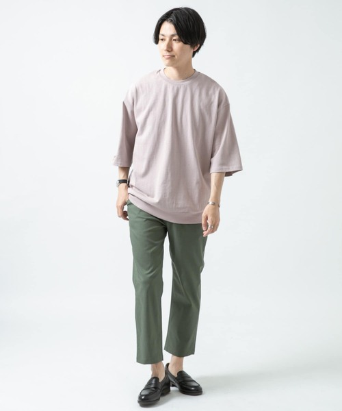 ITEMS URBANRESEARCH（アイテムズ アーバンリサーチ）の「リネン混 ストレッチテーパードパンツ（その他パンツ・メンズ・カーキ/ベージュ/ブラック/グレー・MEDIUM/LARGE）」の10枚目の写真