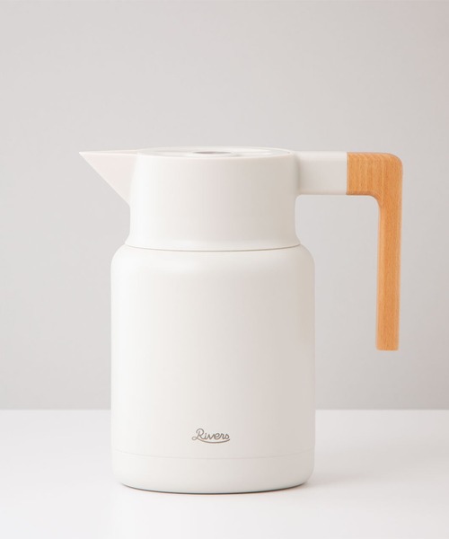 HIGHTIDE（ハイタイド）の「保温保冷 ポット ジャグ 魔法瓶 RIVERS THERMO JUG KEAT リバーズ サーモジャグ キート 1.2リットル 1200（キッチンツール・レディース・ブラック/ベージュ/オリーブ/ブルー系その他/ホワイト・FREE）」の2枚目の写真