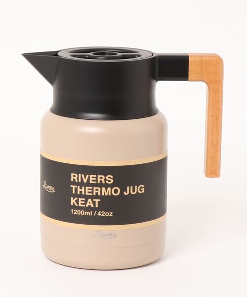 HIGHTIDE（ハイタイド）の「保温保冷 ポット ジャグ 魔法瓶 RIVERS THERMO JUG KEAT リバーズ サーモジャグ キート 1.2リットル 1200（キッチンツール・レディース・ブラック/ベージュ/オリーブ/ブルー系その他/ホワイト・FREE）」の14枚目の写真