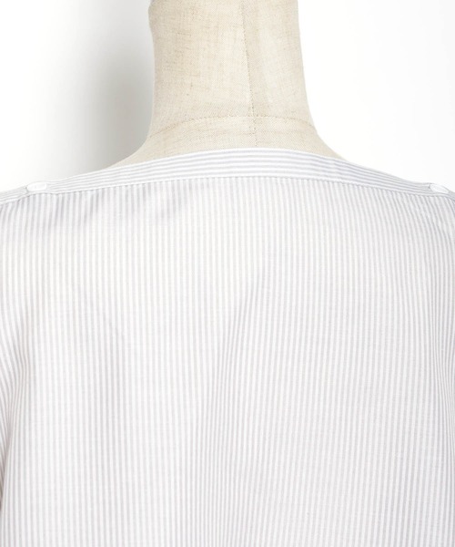 AS KNOW AS PINKY（アズノゥアズピンキー）の「ストラなポチポチブラウス（シャツ/ブラウス・レディース・グレー/サックスブルー・FREE）」の11枚目の写真