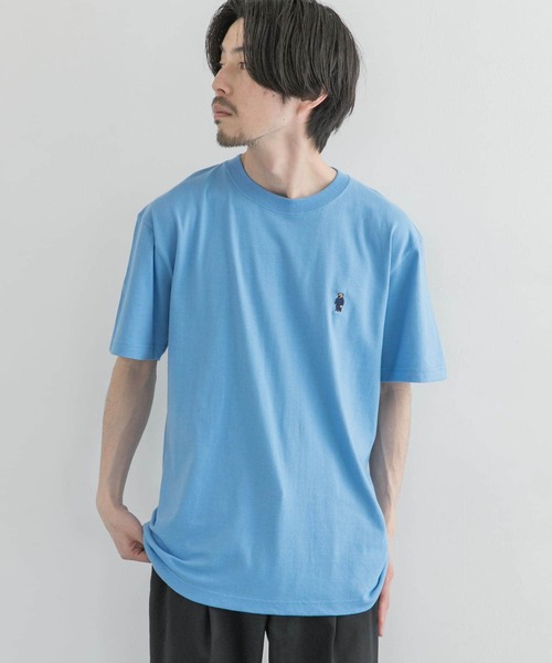 URBAN RESEARCH(アーバンリサーチ)の「URBAN RESEARCH iD 『別注』ROSTER BEAR T-SHIRTS(Tシャツ/カットソー・メンズ・ブルー系その他/スミクロ/パープル系その他/イエロー系その他/ホワイト・MEDIUM/LARGE/X-LARGE)」の10枚目の写真