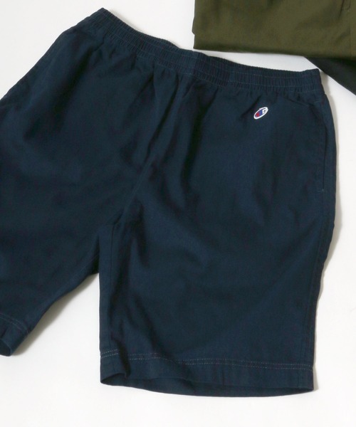 Champion（チャンピオン）の「Champion/チャンピオン ツイル 無地 ショーツ ハーフパンツ（チノパンツ・メンズ・ホワイト/ブラック/ベージュ/ネイビー/カーキ・M/L/XL）」の5枚目の写真