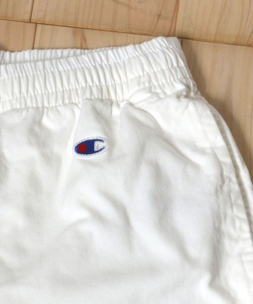 Champion（チャンピオン）の「Champion/チャンピオン ツイル 無地 ショーツ ハーフパンツ（チノパンツ・メンズ・ホワイト/ブラック/ベージュ/ネイビー/カーキ・M/L/XL）」の8枚目の写真
