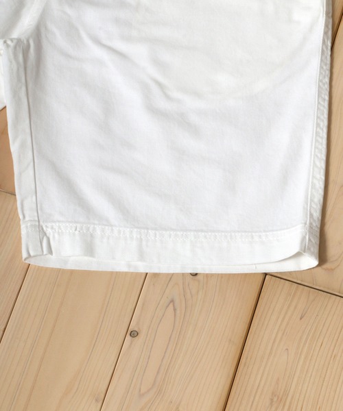Champion（チャンピオン）の「Champion/チャンピオン ツイル 無地 ショーツ ハーフパンツ（チノパンツ・メンズ・ホワイト/ブラック/ベージュ/ネイビー/カーキ・M/L/XL）」の10枚目の写真