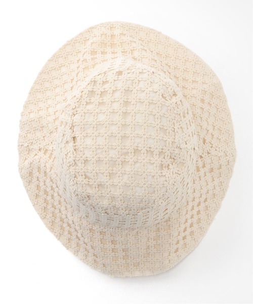 AMOMENTO（アモーメント）の「【AMOMENTO / アモーメント】LACE BUCKET HAT：ハット（ハット・レディース・アイボリー・FREE）」の7枚目の写真
