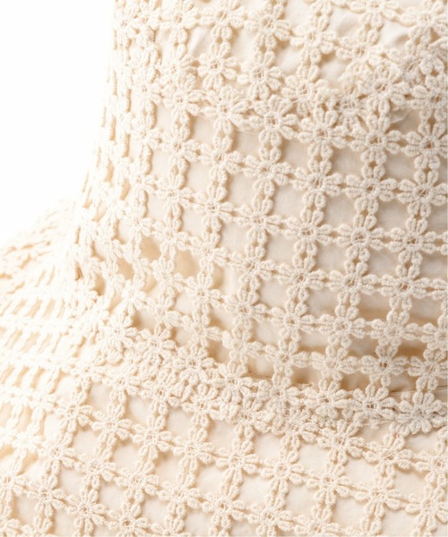 AMOMENTO（アモーメント）の「【AMOMENTO / アモーメント】LACE BUCKET HAT：ハット（ハット・レディース・アイボリー・FREE）」の10枚目の写真