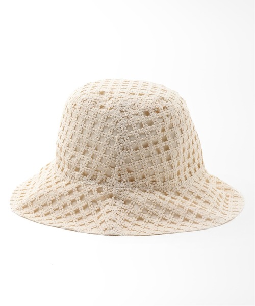 AMOMENTO（アモーメント）の「【AMOMENTO / アモーメント】LACE BUCKET HAT：ハット（ハット・レディース・アイボリー・FREE）」の5枚目の写真