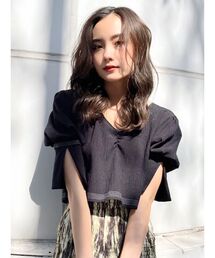 EMODA | バックオープンショートトップ(シャツ/ブラウス)